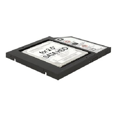 Delock - Bay adaptér pro datový sklad - 2.5" - 5,25" Slim Line na 2,5" 62669