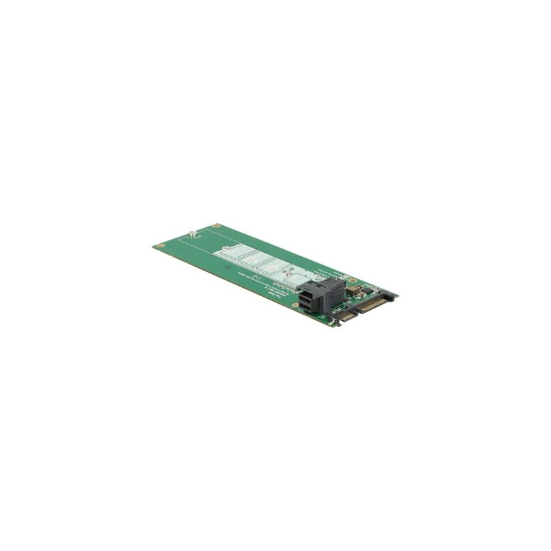 Delock Converter SATA 22 pin / SFF-8643 NVMe 1 x M.2 NGFF Key M - Adaptér rozhraní - M.2 - M.2 Card - SAS 6Gb/s, SATA 6Gb/s