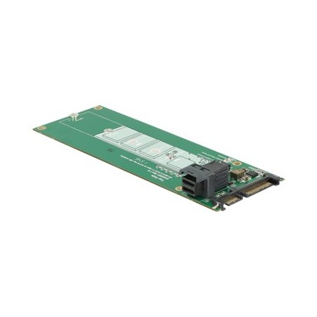 Delock Converter SATA 22 pin / SFF-8643 NVMe 1 x M.2 NGFF Key M - Adaptér rozhraní - M.2 - M.2 Card - SAS 6Gb/s, SATA 6Gb/s