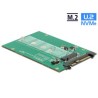 Converter U.2 SFF-8639 M.2 NVMe Key M, Converter U.2 SFF-8639 M.2 NVMe Key M