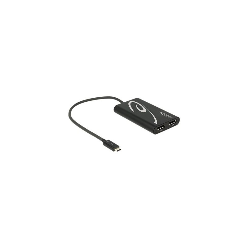 Adapter Thunderbolt 3 male 2 x Displa, Adapter Thunderbolt 3 male 2 x Displa