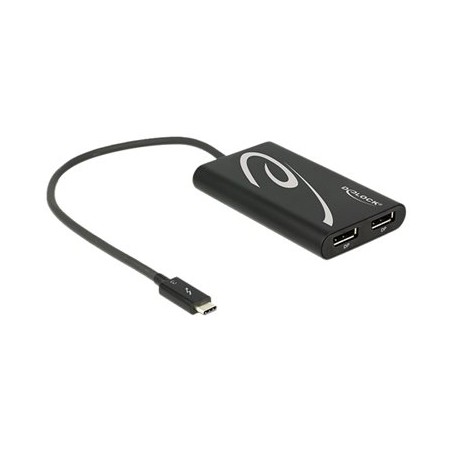Adapter Thunderbolt 3 male 2 x Displa, Adapter Thunderbolt 3 male 2 x Displa