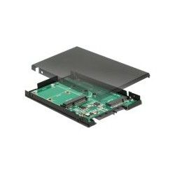 Delock 2.5" Converter SATA 22 pin 1 x M.2 key B + 1 x mSATA - 9.5 mm - Řadič úložiště - mSATA, M.2 - M.2 Card / mSATA - SATA