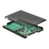 Delock 2.5" Converter SATA 22 pin 1 x M.2 key B + 1 x mSATA - 9.5 mm - Řadič úložiště - mSATA, M.2 - M.2 Card / mSATA - SATA