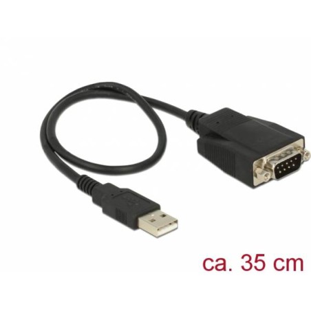 Delock - Sériový adaptér - USB typ A (M) do DB-9 (M) - 35 cm