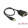 Delock - Sériový adaptér - USB typ A (M) do DB-9 (M) - 35 cm