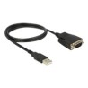 Delock - Sériový adaptér - USB typ A (M) do DB-9 (M) - 1.2 m
