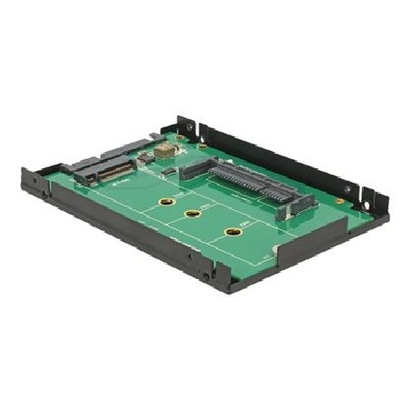 Delock Converter SATA 22 pin 1 x M.2 / 1 x CFast - Řadič úložiště - M.2 - M.2 Card / CFast Card - SATA 6Gb/s