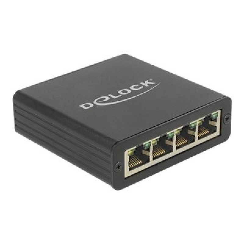Delock Adapter USB 3.0 4 x Gigabit LAN - Sítový adaptér - USB 3.0 - Gigabit Ethernet x 4