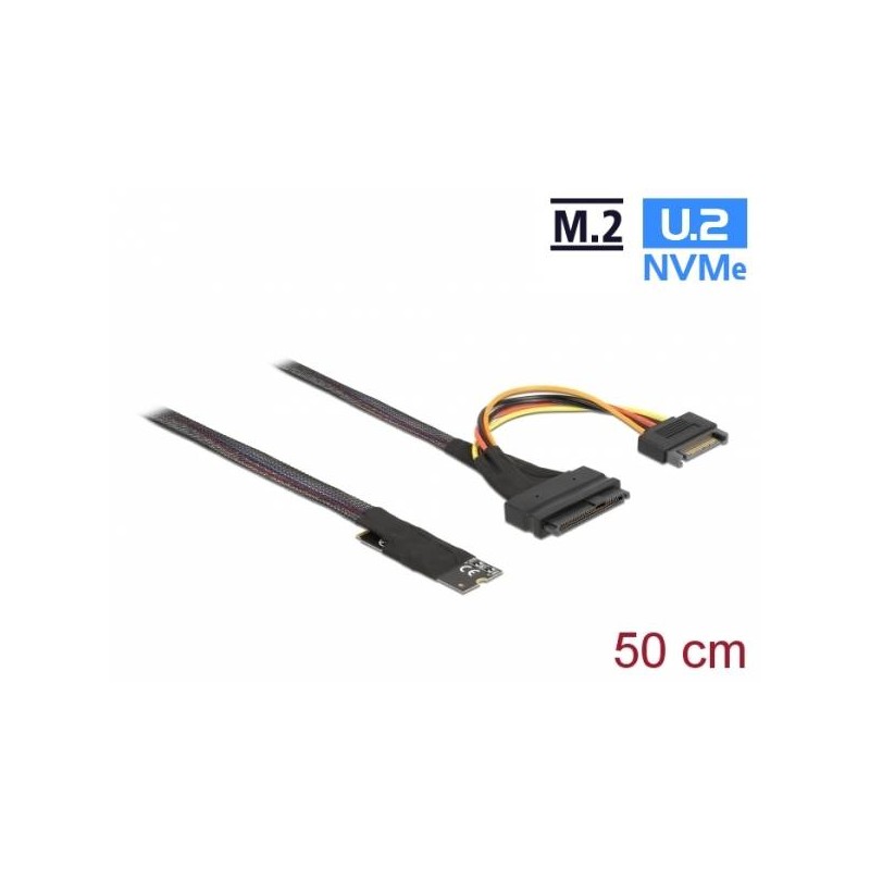 Delock - Adaptér rozhraní - 2.5", M.2 - NVMe PCIe - U.2
