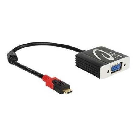 Delock - Nástroj pro převod videa - DisplayPort - VGA - černá - maloobchod