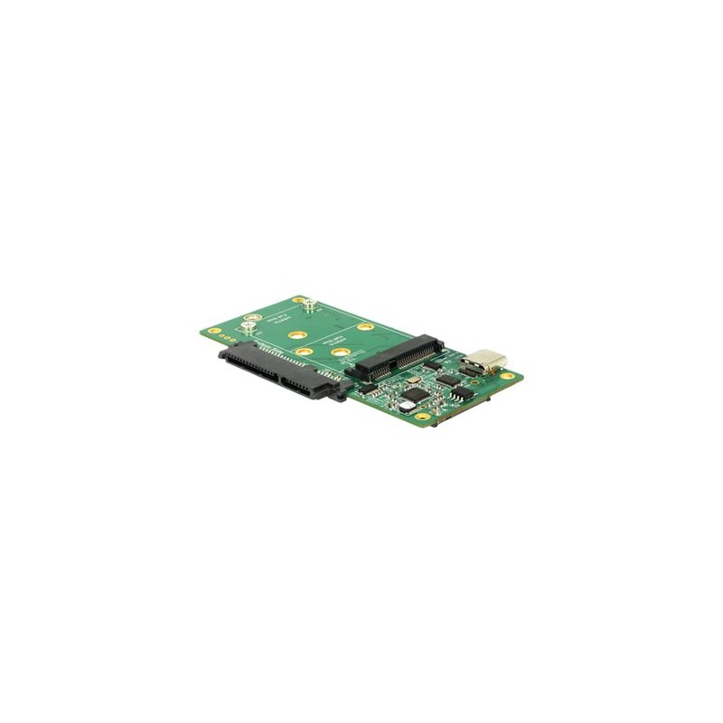 Delock - Adaptér rozhraní - 2.5", mSATA, M.2 - M.2 Card / SATA 6Gb/s / mSATA - USB