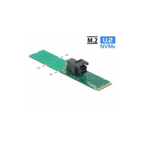 Delock Adapter M.2 Key M to SFF-8643 NVMe 22110 / 2280 / 2260 - Adaptér rozhraní - M.2 - U.2 NVMe - M.2 Card