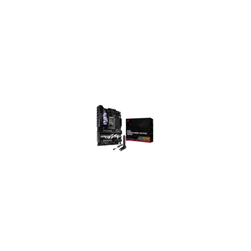 ASUS MB Sc AM5 ROG CROSSHAIR X870E HERO, AMD X870, 4xDDR5, 1xHDMI, 2xUSB4, WiFi