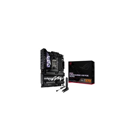 ASUS MB Sc AM5 ROG CROSSHAIR X870E HERO, AMD X870, 4xDDR5, 1xHDMI, 2xUSB4, WiFi
