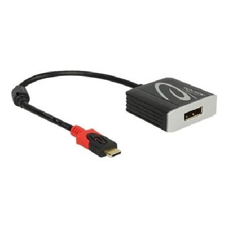 Delock - Externí video adaptér - VL100 - USB-C - DisplayPort - černá - maloobchod