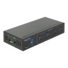 Delock External Industry Hub 4 x USB 3.0 Type-A with 15 kV ESD protection - Rozbočovač - 4 x SuperSpeed USB 3.0 - pro