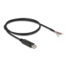 Delock - USB / sériový adaptér - USB 2.0 - RS-485, Modbus - serial RS-485 - cerná 63508