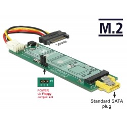 Delock - Adaptér rozhraní - M.2 - M.2 Card
