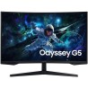 SAMSUNG MT LED LCD Gaming Monitor 32" Odyssey LS32CG552EUXEN -prohnutý, VA,1ms,165Hz,2560x1440,HDMI,Display Port