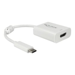 Delock - Externí video adaptér - VL100 / MCDP2900 - USB-C - HDMI - bílá