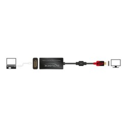 Delock - Thunderbolt adaptér - 24 pin USB-C (M) do DisplayPort (F) - 20 cm - černá