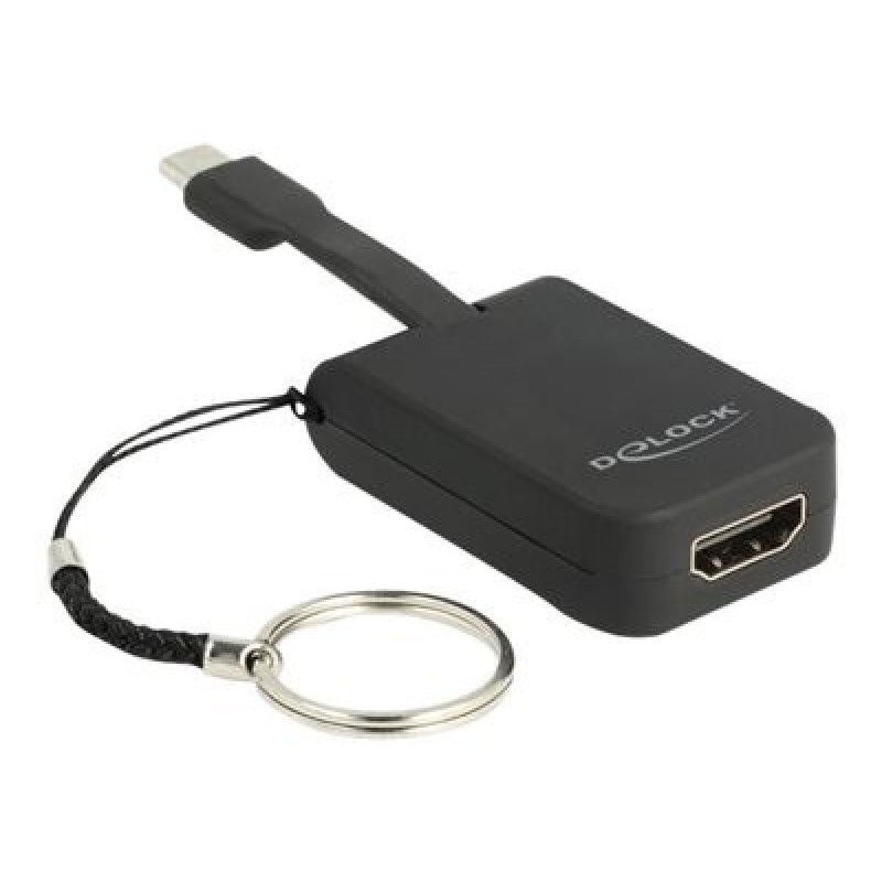 Delock - Externí video adaptér - RTD2171U - USB-C - HDMI - cerná