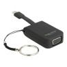 Delock - Externí video adaptér - RTD2169U - USB-C - VGA - černá