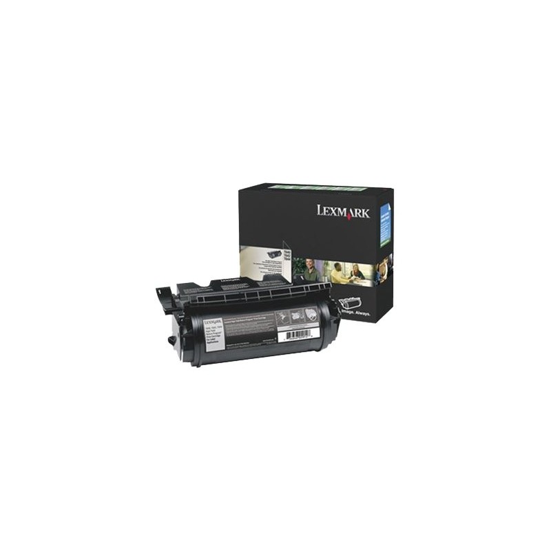 Lexmark for Label Applications - Vysoká výtěžnost - černá - originální - kazeta s barvivem LRP - pro Lexmark T640, T642, T644