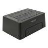 Delock - Dokovací stanice HDD - oddílů: 2 - SATA 6Gb/s - USB 3.1 (Gen 2) - černá