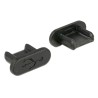 Delock Dust Cover for USB 2.0 Micro-B Female - Krytka proti prachu - cerná (balení 10 kusu)