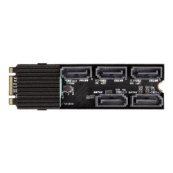 Converter M.2 2280 Key B+M male to 5 x S, Converter M.2 2280 Key B+M male to 5 x S