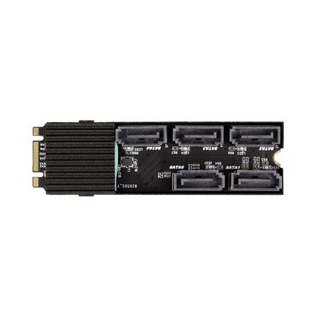Converter M.2 2280 Key B+M male to 5 x S, Converter M.2 2280 Key B+M male to 5 x S