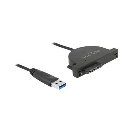 Delock USB 3.0 to Slim SATA Converter - Řadič úložiště - SATA 6Gb/s - USB 3.0 - černá