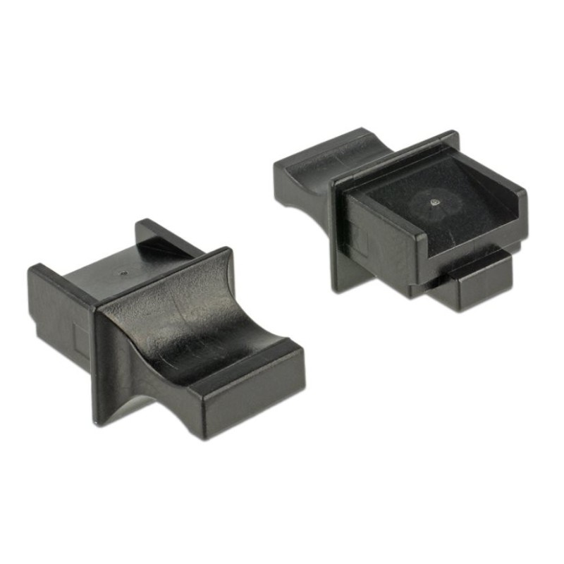 Delock Dust Cover for RJ45 - Krytka proti prachu - černá (balení 10) 64020