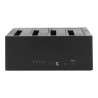 Delock USB 3.0 Docking Station for 4 x SATA HDD / SSD with Clone Function - Dokovací stanice HDD - oddílů: 4 - 2,5" / 3,5"