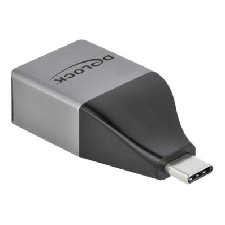 Delock - Síťový adaptér - USB-C 3.2 Gen 1 - Gigabit Ethernet - šedá