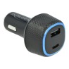 Delock - Napájecí adaptér do auta - 63 Watt - 3 A - PD (USB, 24 pin USB-C) - černá