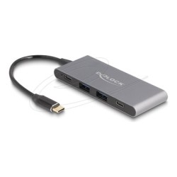 Delock - Rozbocovac - 10 Gbps - 2 x USB 3.2 Gen 2 + 2 x USB-C 3.2 Gen 2 - desktop