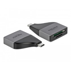 Delock - Čtečka karet (SD, miniSD, RS-MMC, TransFlash, microSD, SDHC, miniSDHC, microSDHC, SDHC UHS-I) - USB 3.2 Gen 1