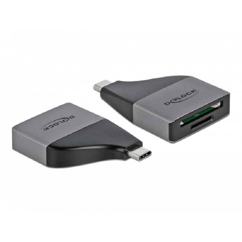 Delock - Čtečka karet (SD, miniSD, RS-MMC, TransFlash, microSD, SDHC, miniSDHC, microSDHC, SDHC UHS-I) - USB 3.2 Gen 1