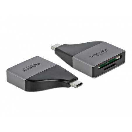 Delock - Čtečka karet (SD, miniSD, RS-MMC, TransFlash, microSD, SDHC, miniSDHC, microSDHC, SDHC UHS-I) - USB 3.2 Gen 1