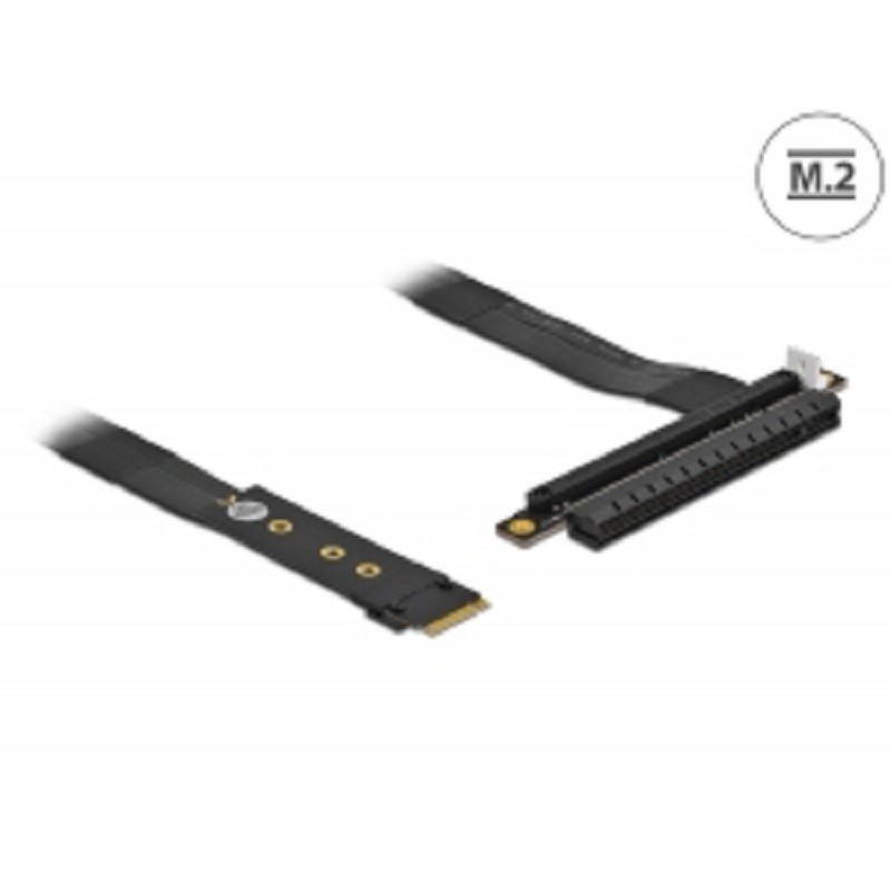 Delock M.2 Key M to PCIe x16 NVMe - Adaptér rozhraní - PCIe 3.0 x16 (NVMe) - M.2 Card