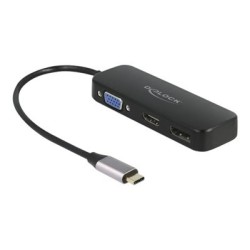 Delock - Dokovací stanice - USB-C / Thunderbolt 3 - VGA, HDMI, DP