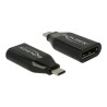 Delock - Video adaptér - 24 pin USB-C (M) do DisplayPort (F) - DisplayPort (Alt Mode) - podpora 4K60 Hz (3840 x 2160) - černá