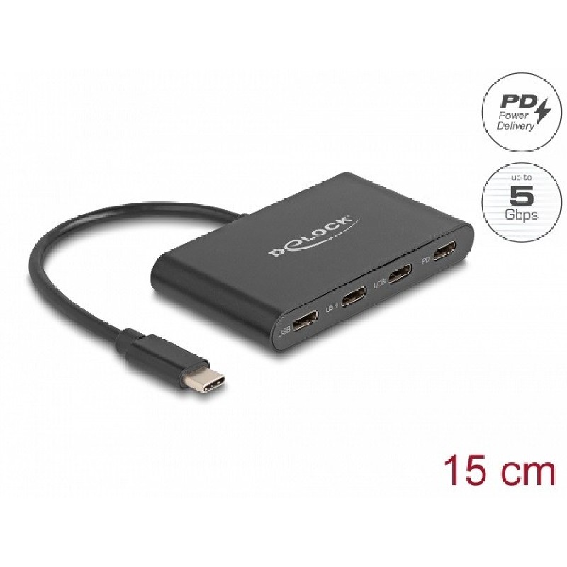 Delock - Dokovací stanice - USB-C 3.2 Gen 1
