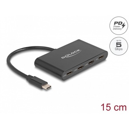 Delock - Dokovací stanice - USB-C 3.2 Gen 1