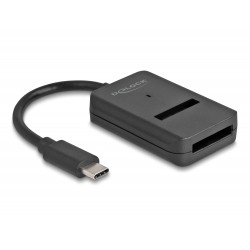 Delock - Adaptér rozhraní - M.2 - M.2 Card (PCIe NVMe & SATA) - USB-C 3.2 (Gen 2) - cerná
