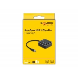 Delock - Rozbocovac - 4 x USB 3.2 Gen 2 - desktop