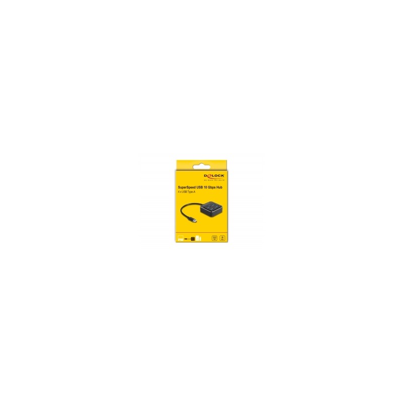 Delock - Rozbocovac - 4 x USB 3.2 Gen 2 - desktop